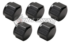 AN16 16AN Flare Cap with Internal O-Ring ORB Black Aluminum High Quality (Qty 5)
