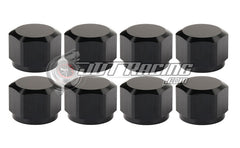 AN10 10AN Flare Cap with Internal O-Ring ORB Black Aluminum High Quality (Qty 8)