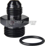 AN4 4AN Male Flare to AN6 6AN Male ORB Straight Adapter Fitting with O-Ring