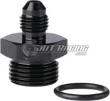 AN4 4AN Male Flare to AN8 8AN Male ORB Straight Adapter Fitting with O-Ring