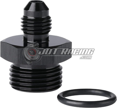 AN4 4AN Male Flare to AN8 8AN Male ORB Straight Adapter Fitting with O-Ring