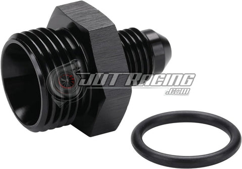 AN4 4AN Male Flare to AN8 8AN Male ORB Straight Adapter Fitting with O-Ring