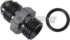 AN4 4AN Male Flare to AN4 4AN Male ORB Straight Adapter Fitting with O-Ring