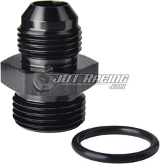 AN8 8AN Male Flare to AN10 10AN Male ORB Straight Adapter Fitting with O-Ring