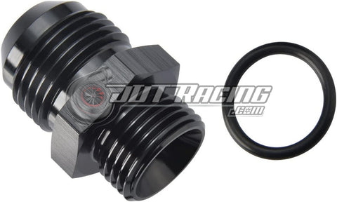 AN10 10AN Male Flare to AN6 6AN Male ORB Straight Adapter Fitting with O-Ring