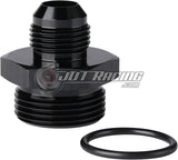 AN10 10AN Male Flare to AN16 16AN Male ORB Straight Adapter Fitting with O-Ring