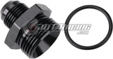 AN10 10AN Male Flare to AN16 16AN Male ORB Straight Adapter Fitting with O-Ring