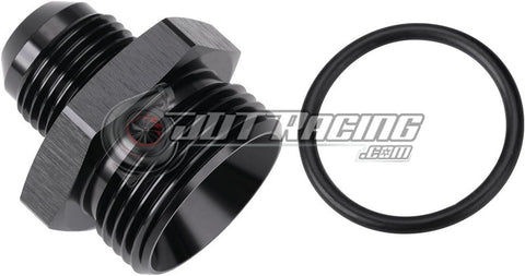 AN10 10AN Male Flare to AN16 16AN Male ORB Straight Adapter Fitting with O-Ring