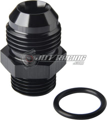 AN12 12AN Male Flare to AN10 10AN Male ORB Straight Adapter Fitting with O-Ring
