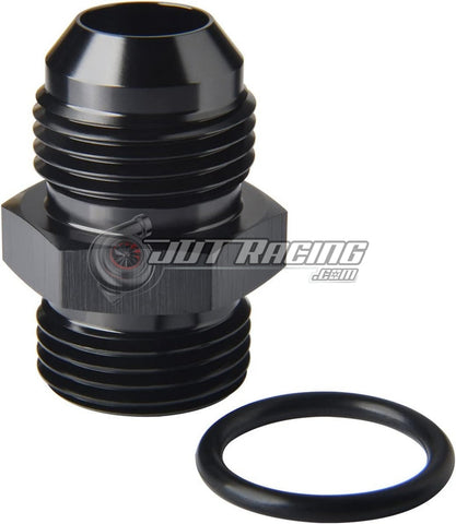 AN12 12AN Male Flare to AN12 12AN Male ORB Straight Adapter Fitting with O-Ring