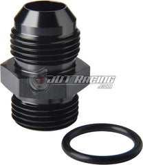 AN12 12AN Male Flare to AN12 12AN Male ORB Straight Adapter Fitting with O-Ring