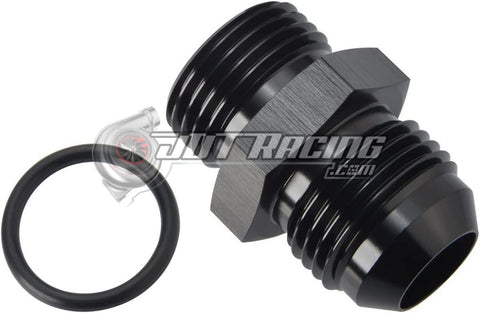 AN12 12AN Male Flare to AN12 12AN Male ORB Straight Adapter Fitting with O-Ring