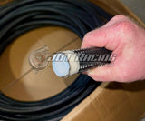 JDT Racing 16AN AN16 PTFE Black Nylon Braided Stainless Steel Fuel Hose E85 5ft Length