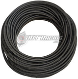 JDT Racing 4AN AN4 PTFE Black Nylon Braided Stainless Steel Fuel Hose E85 15ft Length