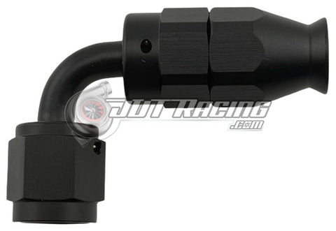 JDT Racing AN3 3AN 90° Degree PTFE Teflon Swivel Hose End Black AN Fitting E85 Flex (Qty 3)
