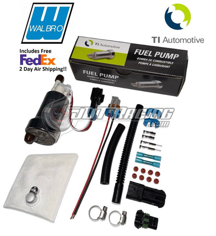 Genuine Walbro/TI Automotive F90000295 535lph E85 Fuel Pump & JDT Install Kit