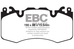 EBC 13+ Land Rover Range Rover 3.0 Supercharged Yellowstuff Front Brake Pads