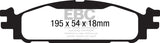 EBC 11+ Ford Explorer 2.0 Turbo 2WD Ultimax2 Front Brake Pads