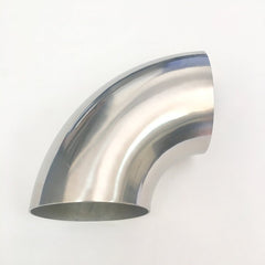 Ticon Industries 5.0in Diameter 90 1D/5in CLR 2mm /.059in Wall Thickness Titanium Elbow