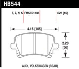 Hawk 06 Audi A6 Quattro Avant / 06-09 A6 Quattro  HP+ Rear Brake Pads