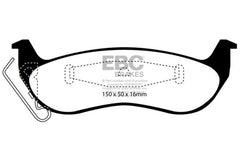 EBC 03+ Ford Crown Victoria 4.6 Redstuff Rear Brake Pads