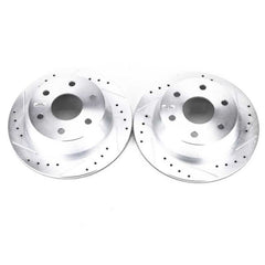 Power Stop 03-05 Chevrolet Astro Rear Evolution Drilled & Slotted Rotors - Pair