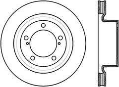 StopTech Sport Slot 08-12 Toyota Sequoia / 07-12 Tundra Slotted Left Front CRYO Rotor