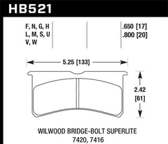 Hawk HP+ Street Brake Pads