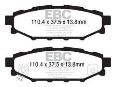 EBC 08-10 Subaru Impreza 2.5 Bluestuff Rear Brake Pads
