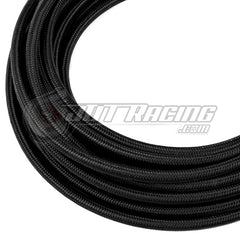 AN20 20AN Black Nylon Braided Stainless Steel Hose HIGH QUALITY 10FT Feet Section
