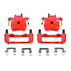 Power Stop 03-05 Infiniti G35 Front Red Calipers w/Brackets - Pair