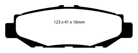 EBC 93-97 Lexus GS300 3.0 Redstuff Rear Brake Pads