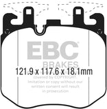 EBC 2017+ BMW (Alpina) B7 xDrive 4.4L Twin Turbo Yellowstuff Front Brake Pads