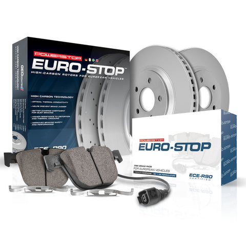 Power Stop 09-11 Audi A4 Front Euro-Stop Brake Kit