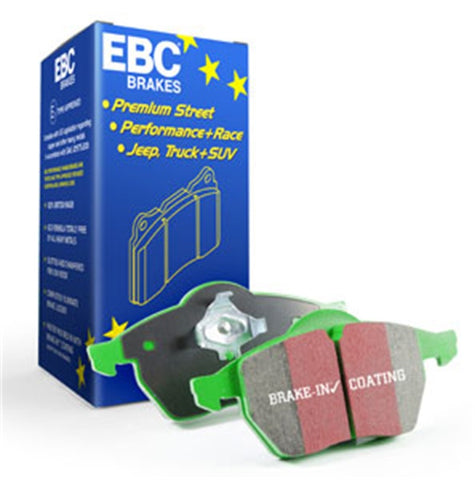 EBC 13+ Ford Fiesta 1.6 Turbo ST Greenstuff Front Brake Pads