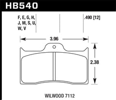 Hawk Wilwood HPS 5.0 Brake Pads