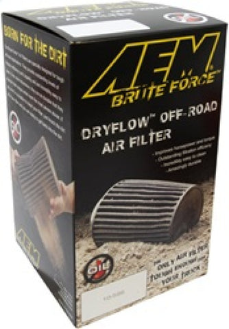 AEM 3.5 inch x 9 inch DryFlow Conical Air Filter