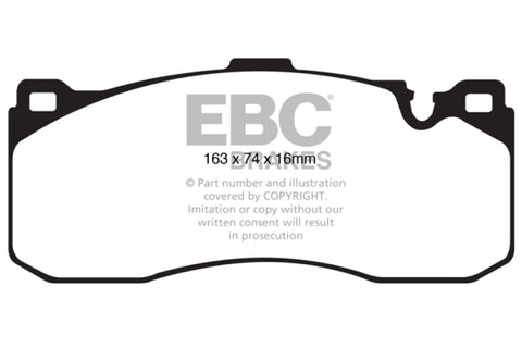 EBC 08-10 BMW 135 3.0 Twin Turbo Redstuff Front Brake Pads