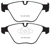 EBC 13+ BMW X1 2.0 Turbo (28i) Yellowstuff Front Brake Pads