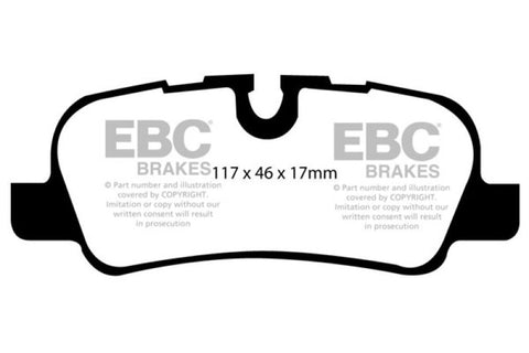 EBC 05-10 Land Rover LR3 4.4 Yellowstuff Rear Brake Pads