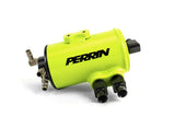 Perrin 08-14 Subaru WRX/STI Air Oil Separator - Neon Yellow