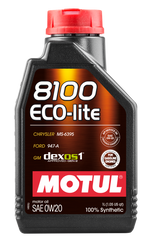 Motul 1L Synthetic Engine Oil 8100 0W20 ECO-LITE
