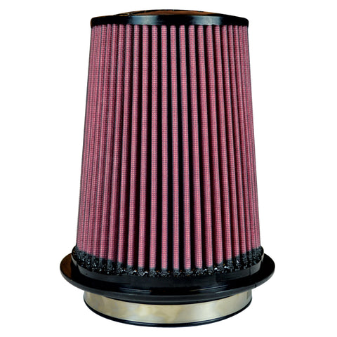 Injen Oiled Air Filter 5.0in Flange ID / 7.0in Twist Lock Base / 7.9in Media Height / 5.0in Top