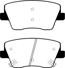 EBC 2019+ Hyundai Veloster (2nd Gen) 2.0L Turbo N Redstuff Rear Brake Pads