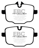 EBC 2021+ BMW M3/M4 3.0TT (G80/G82/G83 w/Cast Iron Rotors) Redstuff Rear Brake Pads