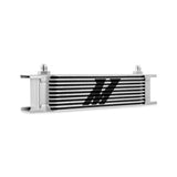 Mishimoto Universal -6AN 10 Row Oil Cooler - Silver