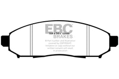 EBC 05+ Nissan Frontier 2.5 2WD Yellowstuff Front Brake Pads