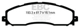 EBC 13+ Ford F250 (inc Super Duty) 6.2 (2WD) Extra Duty Rear Brake Pads