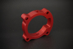 Torque Solution Throttle Body Spacer (Red): Hyundai Genesis Coupe 2.0T 10-12