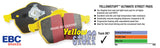 EBC 07-10 Audi TT Quattro 3.2 Yellowstuff Front Brake Pads